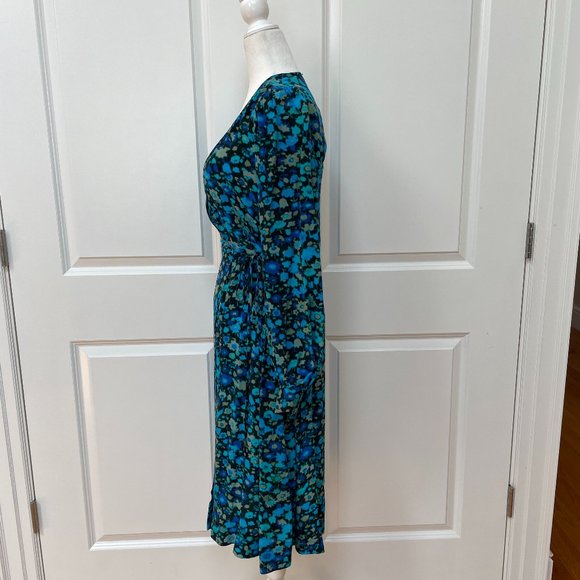 Floral Silk Blend Wrap Dress from GANNI - Picture 7 of 13